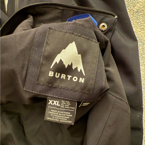 Burton Black Ski & Snowboard Bib - Picture 6 of 6